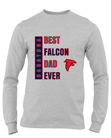 Saratoga Falcons Best Falcon Dad Men's Premium LS T-Shirt
