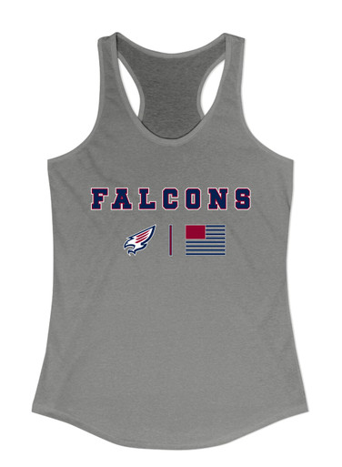 Tompkins Falcons Team Colors Flag Women's Tank Top
