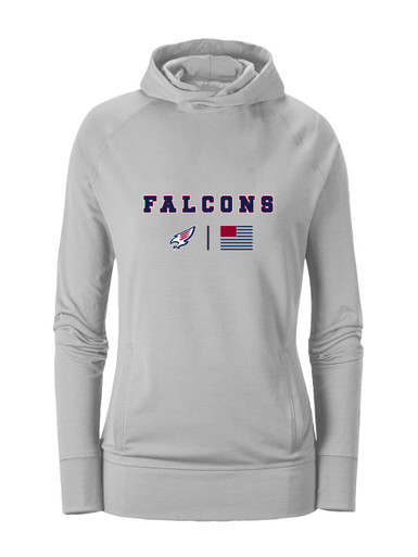 Tompkins Falcons Team Colors Flag Women's Hoodie