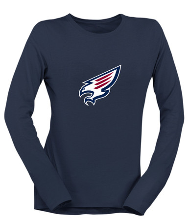 Tompkins Falcons Mascot #1 Women's Premium LS T-Shirt