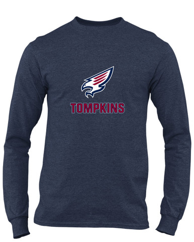 Tompkins Falcons Mascot #2 Men's LS T-Shirt