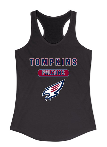 Tompkins Falcons Mascot #3 Women's Tank Top