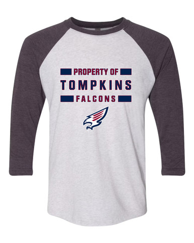 Tompkins Falcons Property Of Women's Baseball T-Shirt