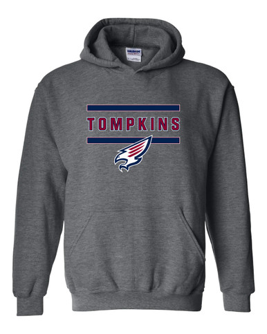 Tompkins Falcons Mascot #4 Men's Hoodie