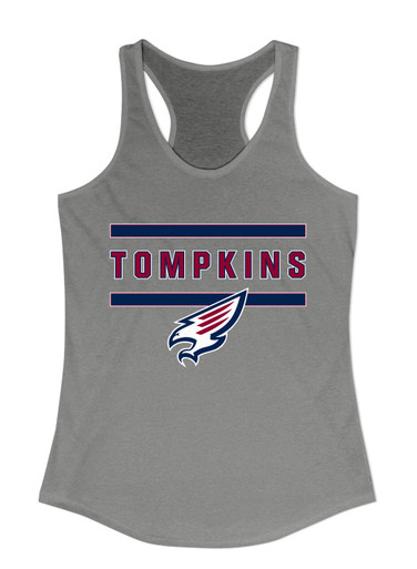 Tompkins Falcons Mascot #4 Women's Tank Top