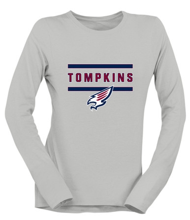 Tompkins Falcons Mascot #4 Women's Premium LS T-Shirt