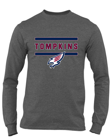 Tompkins Falcons Mascot #4 Men's Premium LS T-Shirt