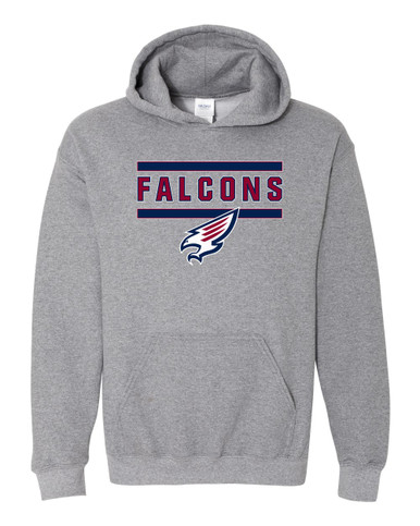Tompkins Falcons Mascot #5 Men's Hoodie