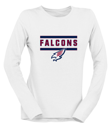 Tompkins Falcons Mascot #5 Women's Premium LS T-Shirt