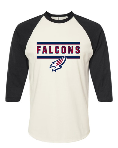 Tompkins Falcons Mascot #5 Women's Baseball T-Shirt