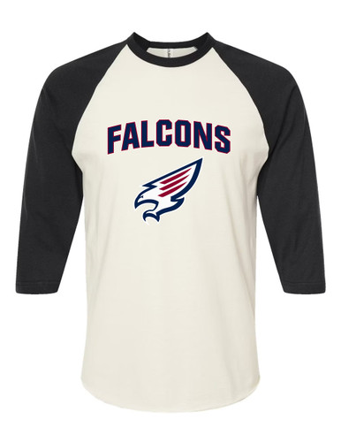 Tompkins Falcons Mascot #6 Men's Baseball T-Shirt