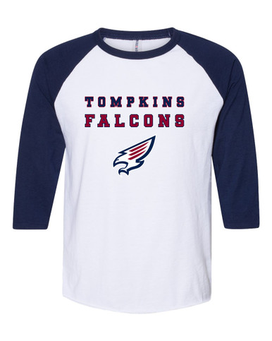 Tompkins Falcons Spirit Men's Baseball T-Shirt