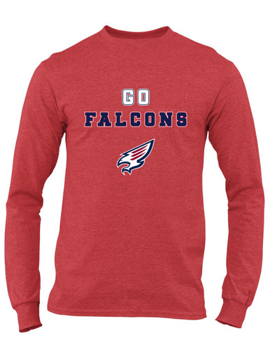 Tompkins Falcons Go Team Men's LS T-Shirt