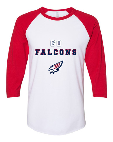 Tompkins Falcons Go Team Men's Baseball T-Shirt