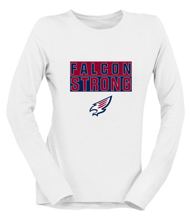 Tompkins Falcons Strong #1 Women's LS T-Shirt