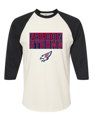 Tompkins Falcons Strong #1 Women's Baseball T-Shirt