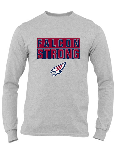 Tompkins Falcons Strong #1 Men's LS T-Shirt