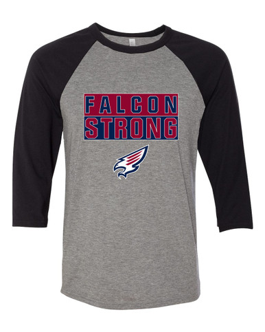 Tompkins Falcons Strong #1 Men's Baseball T-Shirt