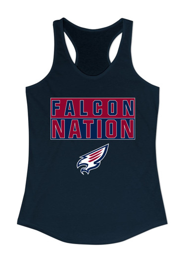 Tompkins Falcons Nation #1 Women's Tank Top