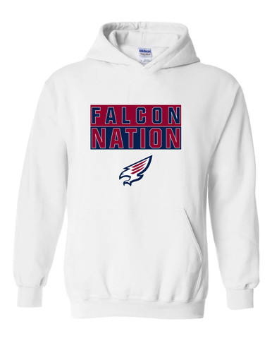 Tompkins Falcons Nation #1 Men's Hoodie