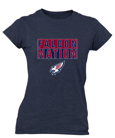 Tompkins Falcons Nation #1 Women's SS T-Shirt