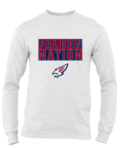 Tompkins Falcons Nation #1 Men's Premium LS T-Shirt