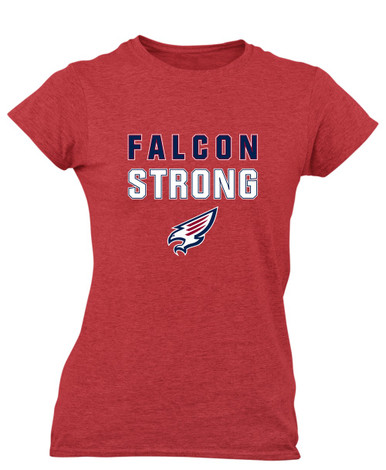 Tompkins Falcons Strong #2 Women's SS T-Shirt