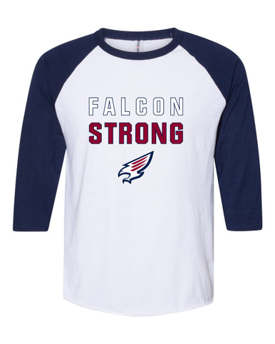 Tompkins Falcons Strong #2 Men's Baseball T-Shirt