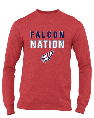 Tompkins Falcons Nation #2 Men's Premium LS T-Shirt