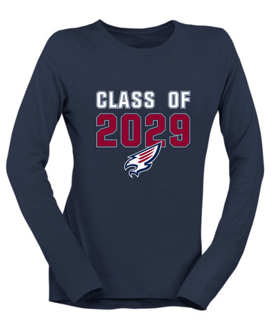 Tompkins Falcons Class of 2029 Women's LS T-Shirt