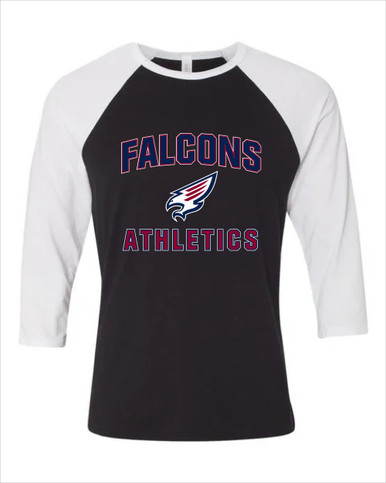 Tompkins Falcons Athletics Women's Baseball T-Shirt