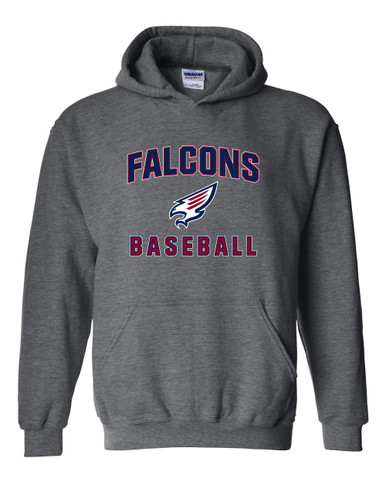 Tompkins Falcons Baseball #1 Men's Hoodie