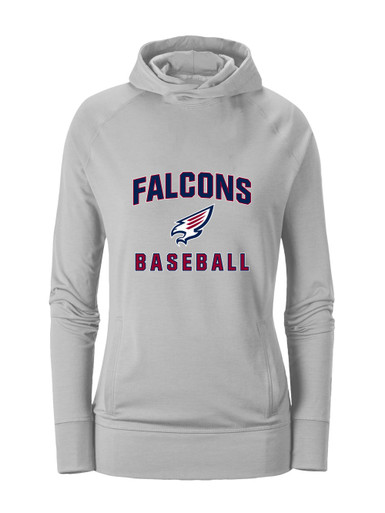 Tompkins Falcons Baseball #1 Women's Hoodie
