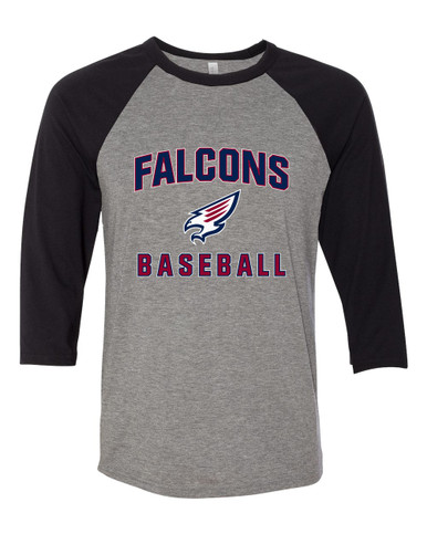 Tompkins Falcons Baseball #1 Women's Baseball T-Shirt