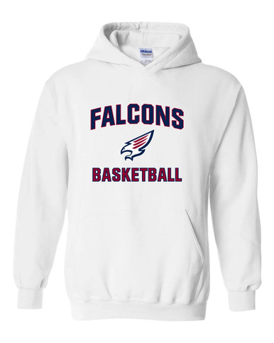 Tompkins Falcons Basketball #1 Men's Hoodie