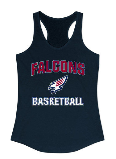 Tompkins Falcons Basketball #1 Women's Tank Top