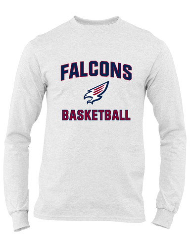 Tompkins Falcons Basketball #1 Men's LS T-Shirt