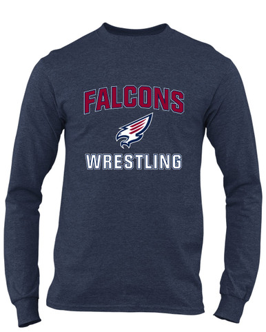 Tompkins Falcons Wrestling Men's LS T-Shirt