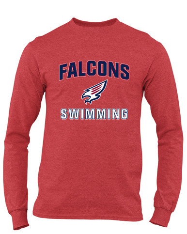 Tompkins Falcons Swimming Men's LS T-Shirt