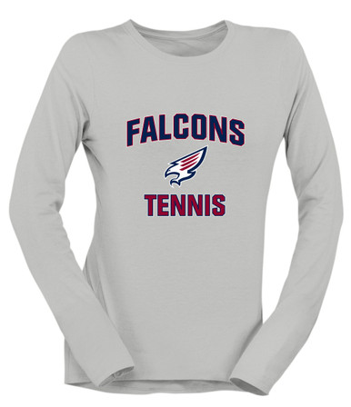 Tompkins Falcons Tennis Women's Premium LS T-Shirt