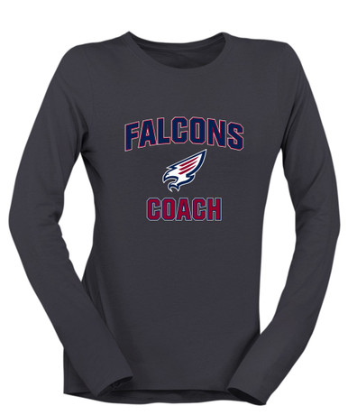 Tompkins Falcons Coach Women's LS T-Shirt