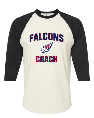 Tompkins Falcons Coach Men's Baseball T-Shirt
