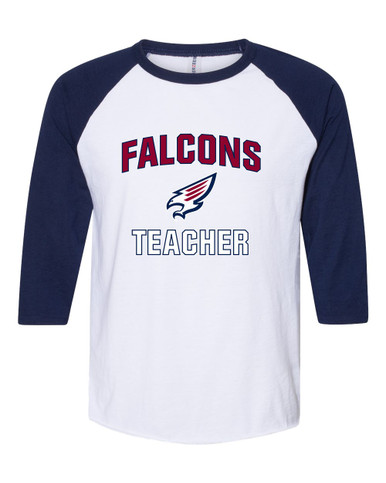 Tompkins Falcons Teacher Men's Baseball T-Shirt