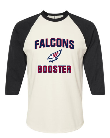 Tompkins Falcons Booster Women's Baseball T-Shirt