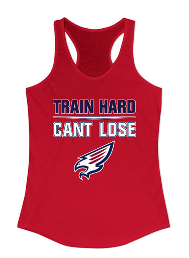 Tompkins Falcons Train Hard, Can't Lose Women's Tank Top