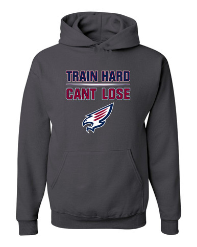 Tompkins Falcons Train Hard, Can't Lose Men's Premium Hoodie