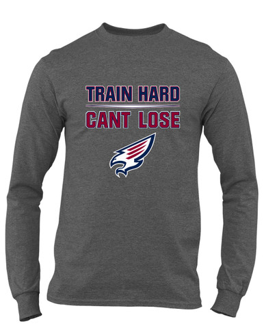 Tompkins Falcons Train Hard, Can't Lose Men's LS T-Shirt