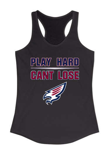Tompkins Falcons Play Hard, Can't Lose Women's Tank Top