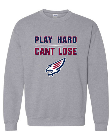 Tompkins Falcons Play Hard, Can't Lose Men's Sweatshirt