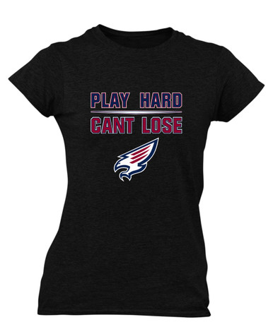 Tompkins Falcons Play Hard, Can't Lose Women's Premium SS T-Shirt